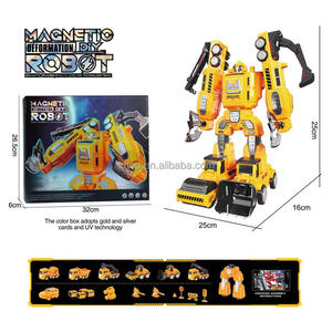 Offre Spéciale : Figurines d'action robotiques transformables en plastique, inspirées des films, grande taille, jouets de construction robot-voiture - Product Image 6