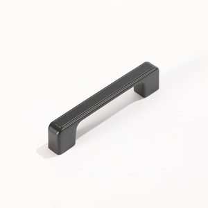 Black Handle Zinc Alloy <b>Bow</b> Shape Drawer Wardrobe Cabinet Hardware - Product Image 1