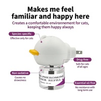Kit de recharge pour diffuseur apaisant pour chat avec huile de valériane favorisant la relaxation et améliorant le sommeil pour soulager le stress