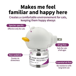Kit de recharge pour diffuseur apaisant pour chat avec huile de valériane favorisant la relaxation et améliorant le sommeil pour soulager le stress - Product Image 6