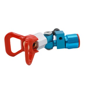 Pistolet à air Huiyan avec déflecteur à disque, buse bleue et tige d'extension, protection anti-éclaboussures de peinture - Product Image 3