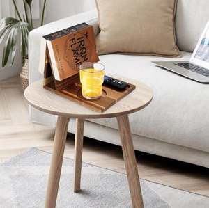 Valet <span class=keywords><strong>de</strong></span> lectura <span class=keywords><strong>de</strong></span> libros <span class=keywords><strong>con</strong></span> taza, soporte <span class=keywords><strong>de</strong></span> madera para libros, soporte para Página, soporte para bolígrafo, soporte triangular, mesita <span class=keywords><strong>de</strong></span> noche, mesita <span class=keywords><strong>de</strong></span> noche <span class=keywords><strong>de</strong></span> escritorio - Product Image 6