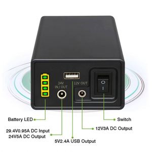 Chargeur de batterie Portable 12V 24V 5V batterie externe alimentation Offre Spéciale 44800mah téléphone USB DC batterie pour cabine Photo 360 - Product Image 3