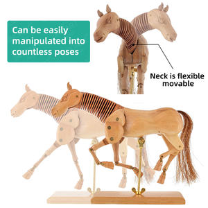 Manekin Kuda Kayu Berkualitas Tinggi 6,8,12,16,20 Inci untuk Sumber Daya Pengajaran Menggambar dan Melukis - Product Image 4