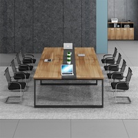 Zitai Style traditionnel 8 10 12 14 20 personnes bois moderne personnalisé Commercial bureau formation réunion salle de conférence Table bureau