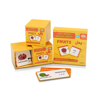 Cartes mémoire d'apprentissage des animaux en ourdou et en anglais pour la maternelle, jeu de correspondance en classe, flashcards