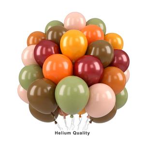 Ballons en latex rétro <span class=keywords><strong>de</strong></span> couleurs rose sable, blanc, olive, vert, abricot, rose, orange, épais, pour décoration <span class=keywords><strong>de</strong></span> fête, 5, 10, 12, 18, 36 pouces - Product Image 4