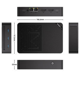 Mini PC NAS Topton de 4 bahías con Intel N150, 4 ranuras M.2 NVMe SSD, 12GB DDR5, 64GB EMMC, 2 puertos LAN 2.5G i226-V, 3x4K UHD, Firewall, WiFi6 - Product Image 5