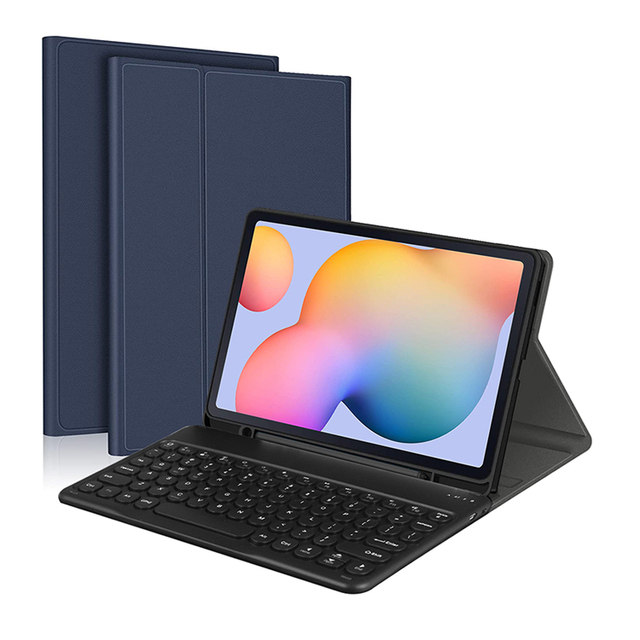 Case With Wireless Keyboard for Samsung Galaxy Tab S6 Lite for SAM P610 10.4 Inch Tablet Keyboard Case With Pencil Holder