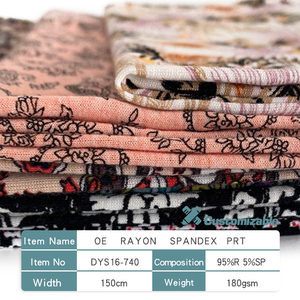 <span class=keywords><strong>Tissu</strong></span> <span class=keywords><strong>imprimé</strong></span> en <span class=keywords><strong>viscose</strong></span>, rayonne et spandex, 1 pièce, nouvelle mode, vêtement personnalisé - Product Image 2