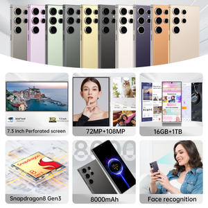 Teléfono S26 Ultra Nuevo en Oferta, 7.3 Pulgadas, 12GB+512GB, Versión Clon 4G 5G, Lápiz Óptico Integrado, Doble <span class=keywords><strong>SIM</strong></span>, Desbloqueo Facial, Teléfonos Celulares - Product Image 5