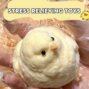 ของเล่นบีบคลายเครียด Taba Mini Squishy น่ารัก ของเล่นบีบ TPR สำหรับเด็ก ขายดี ของเล่นไก่ฟูฟ่องน่ารักสไตล์คาวาอิ สำหรับเทศกาลอีสเตอร์ โมจิไก่ - Product Image 4