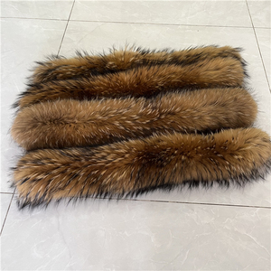 Recorte de <span class=keywords><strong>Pelo</strong></span> de Mapache Marrón para <span class=keywords><strong>Cuello</strong></span> de Piel de Capucha - Product Image 5