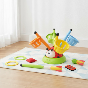 EPT 3 en 1 : Jouet éducatif d'extérieur avec lanceur de cordes, lanceur de fusées et jeu de lancer d'anneaux, machine d'exercice télécommandée - Product Image 5