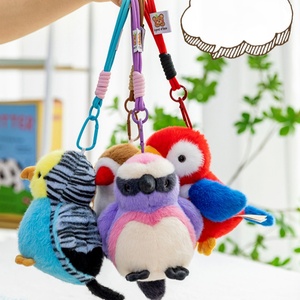 <strong>Wholesale</strong> PP Cotton Filling 15cm Cartoon Bird Animal Series Stuffed Doll Keychain Simulation <strong>Parrot</strong> Plush <strong>Toys</strong> - Product Image 4