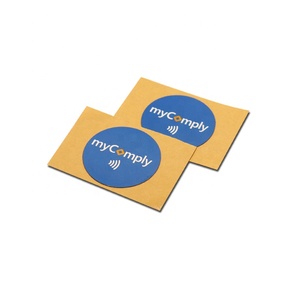 Custom coated paper HF RFID NFC NTAG215 <span class=keywords><strong>Anti</strong></span> metal tag - Product Image 2