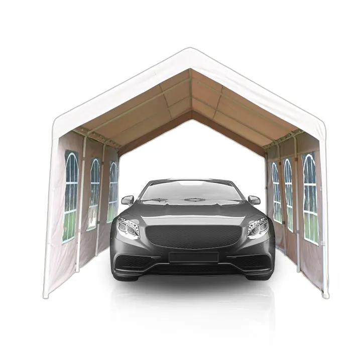 Abrigo de carro personalizado para uso ao ar livre, barraca de estacionamento resistente portátil dobrável para garagem, barraca de garagem