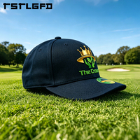 Gorra de Béisbol Negra de 6 Paneles con Logotipo Personalizado, Venta al Por Mayor, Bordado Plano, Parche Tejido, Fabricante de Gorras