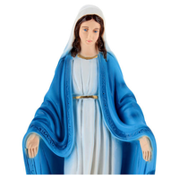 Haute Qualité Catholique Statue Résine Vierge Marie Statue En Plein Air Madonna Figure Christian Decor