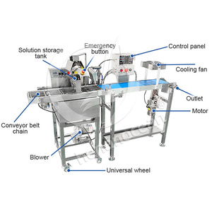 <span class=keywords><strong>Machine</strong></span> à enrober le <span class=keywords><strong>chocolat</strong></span> OCENA avec tunnel de refroidissement pour la tempérance et la glaçage des confiseries - Product Image 3