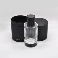 Coffret haut de gamme 50ml 100ml 125ml bouteille en verre de parfum avec couvercle magnétique