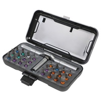 Jeu de tournevis à cliquet multifonction transfrontalier 24-en-1 TA002, clé domestique en acier allié S2 haute dureté