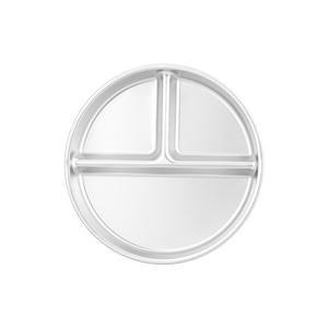 Plateau de repas à grille en acier inoxydable 304 Assiette quantitative à trois grilles Plateau de repas réducteur de <span class=keywords><strong>graisse</strong></span> pour adultes Taille des ensembles - Product Image 4