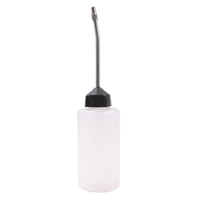 Bouteille d'huile pour machine à coudre 120 ml avec bouchon en fer et bec verseur long en plastique, distributeur d'huile, accessoires de couture, durée de conservation 3 mois, 0,2 kg