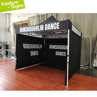Tenda penampungan luar ruangan tenda iklan lipat cepat pameran dagang kustom pertunjukan Ez Pop up 10x10 kanopi Gazebo lipat 3x3