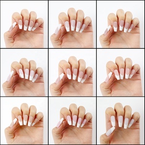 Venta al por mayor simple punta francesa <span class=keywords><strong>diseños</strong></span> <span class=keywords><strong>de</strong></span> <span class=keywords><strong>uñas</strong></span> suave Gel <span class=keywords><strong>de</strong></span> lujo punta francesa juego <span class=keywords><strong>de</strong></span> <span class=keywords><strong>uñas</strong></span> postizas corto acrílico hecho a mano rosa prensa en las <span class=keywords><strong>uñas</strong></span> - Product Image 4