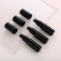 Mini 5ml 10ml atomiseur de parfum noir mat bouteilles de parfum rechargeables bouteille de pulvérisation d'atomiseur de parfum vide de taille de voyage