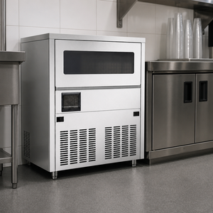 Machine à glaçons commerciale populaire pour restaurants et cafés, refroidie par air, automatique, en acier inoxydable, pour les entreprises - Product Image 2