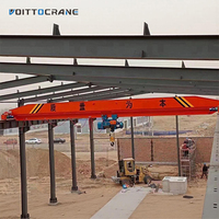 Grúa Puente LD de 2, 3 y 10 Toneladas, Monorraíl de Viga Única para Almacén y Taller