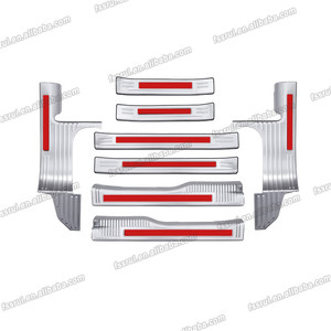 Cubierta protectora de umbral de puerta de coche, tablero protector de umbral de <span class=keywords><strong>maletero</strong></span>, decoración para <span class=keywords><strong>mitsubishi</strong></span> <span class=keywords><strong>outlander</strong></span> 2017, 2018, 2019, 2020, 2021, 2022 - Product Image 2