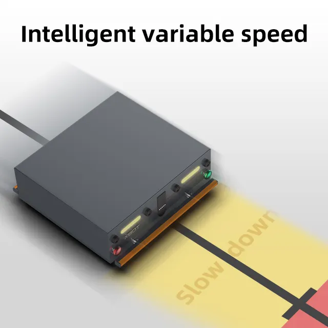 Geavanceerde Intelligente 50Kg Lading Agv Afstandsbediening Automatische Station Stoppen Onbemande Elektrische Bediening Efficiënt Transport