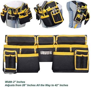 Bán Buôn Heavy-Duty Đen Oxford Vải Eo Túi Ba Lô Tùy Chỉnh Không Thấm Nước Vườn Công Cụ Tổ Chức Công Cụ Lưu Trữ - Product Image 3