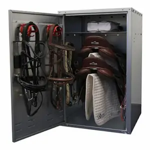 Steel Horse Cabinet Saddle Box Tack Locker Saddle Locker