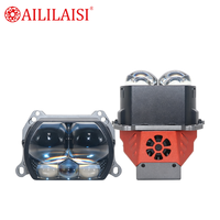 Projecteur Bi-LED 3 pouces à 5 lentilles Dragon Ball avec ventilateur de refroidissement, dissipateur thermique, corps compact, feux avant à faisceau haut et bas
