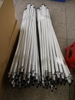 Antenne omnidirectionnelle colinéaire en fibre de verre UHF 400~470 MHz, 1,5 m, gain de 6,5 dBi, avec connecteur UHF femelle, à base en FRP découpable
