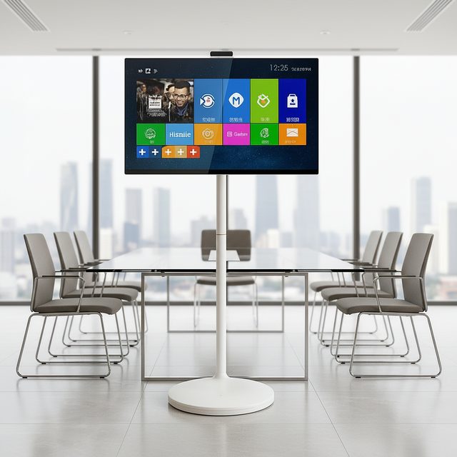Smart TV 32 Inch Tablet TV with Stand Battery Operated Portable TV for Office and Classroom