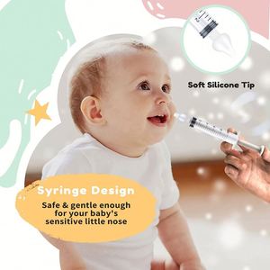 Limpiador Nasal para Bebés, 10 Piezas, con Materiales de Silicona y PP de Grado Alimenticio, Ecológico, No Tóxico, para Aliviar la Rinitis - Product Image 2