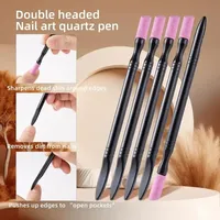 Lime à ongles en plastique, pousse-cuticules, bâtonnets de ponçage, stylo pour nail art, dissolvant de cuticules, coupe-cuticules, polissoir, outils de manucure