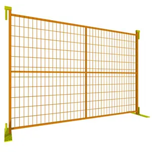 6ftx10ft Hight Quality Galvanized Powder Coated Temporary Fence Canada Construction Site Fencing