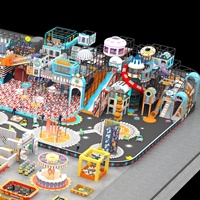 Aoleao Parque Infantil Interior Personalizado de Simulación de Ciudad de Aventura en Altura, con Capacidad para 1000 Personas, Certificado CE TUV