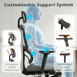 Premium Ergonomic Gaming <b>Office</b> <b>Chair</b> <b>Reclining</b> Computer Mesh Work Task Swivel Revolving <b>Office</b> Aluminum Executive Gaming <b>Chair</b> - Product Image 3
