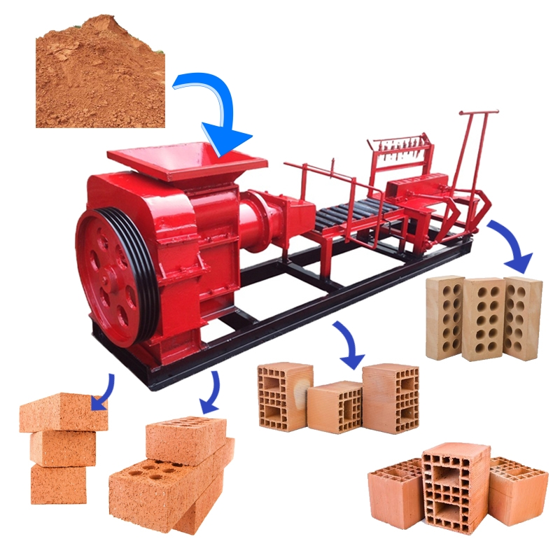 Автоматическая машина для производства кирпича из красной глины по низкой цене, профессиональное оборудование для производства Цементных Блоков почвы