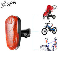 Rastreador GPS para Bicicleta, Oculto, en Tiempo Real, Batería de Larga Duración (25 Días), Dispositivos de Rastreo GPS GSM GPRS con Luz Trasera LED