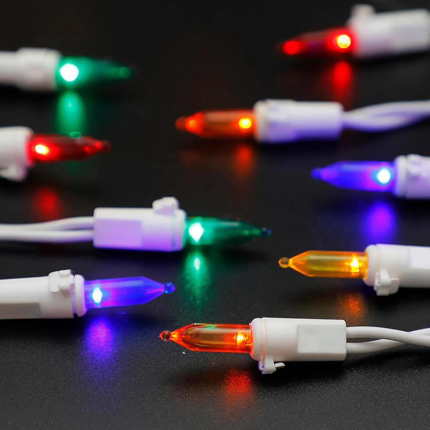 Popular superventas directo de fábrica al por mayor reemplazable UL CSA Smooth Mini LED luces de cadena para el Festival de Navidad luces del árbol