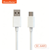 Câble USB Type-C Dream Kacher SC-AA05, conducteur interne en cuivre pur à 120 brins, isolation TPE, longueur 1 mètre, charge haute vitesse pour