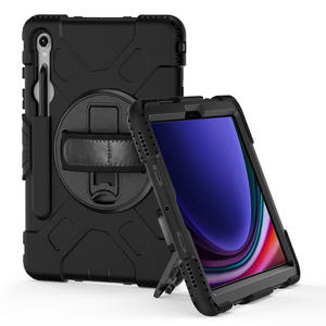 <span class=keywords><strong>Precio</strong></span> barato de fábrica, funda giratoria para tableta de 360 grados para <span class=keywords><strong>Samsung</strong></span> <span class=keywords><strong>Tab</strong></span> S9/S9Fe dedicada 11 2023 con múltiples ángulos de visión - Product Image 1